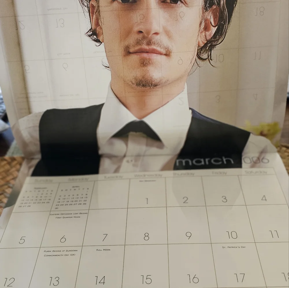 2006 Orlando Bloom 16 Month Calendar